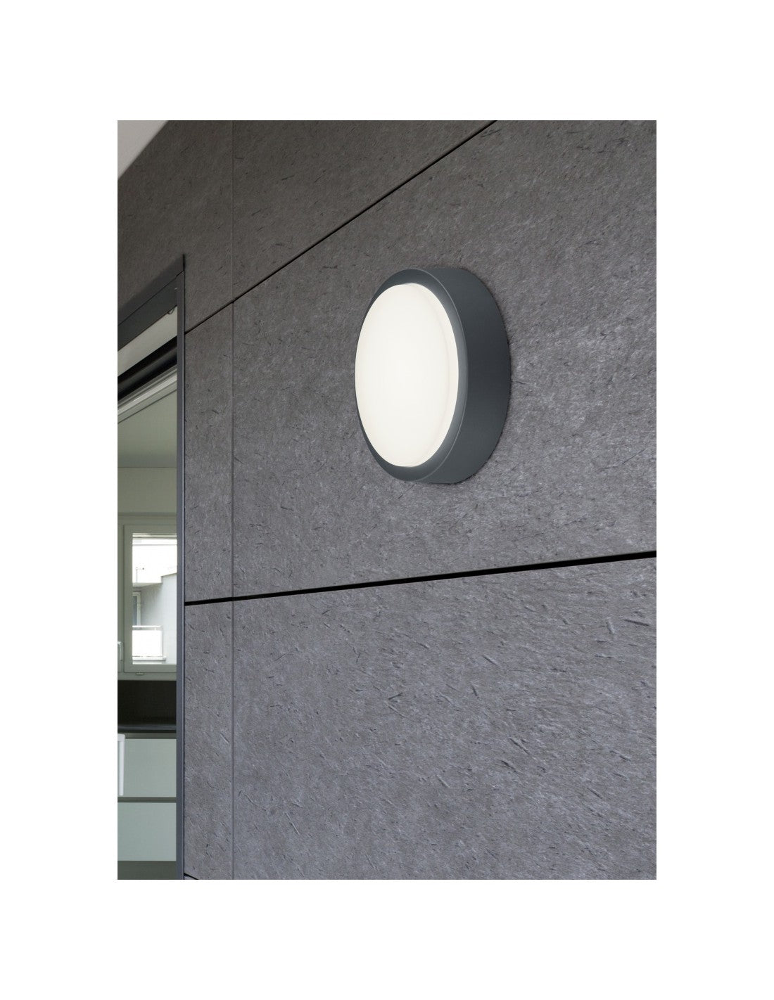 Plafonnier Extérieur Breg Anthracite IP54 Ø20 cm Trio Lighting