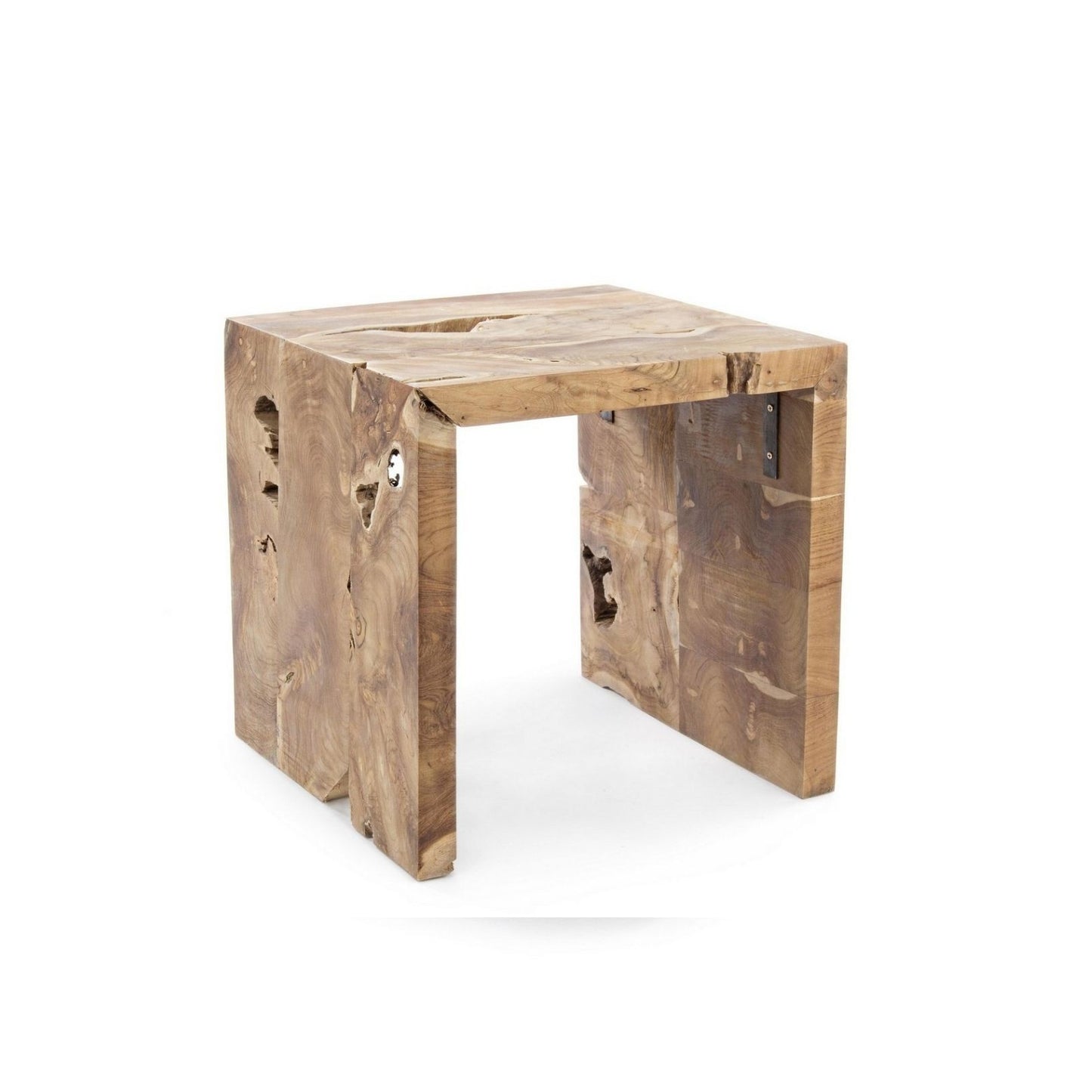 Table basse en bois Rocio Cm. 45x45h