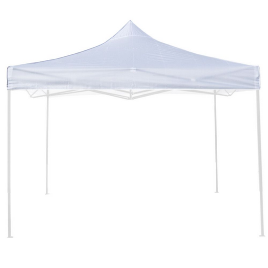 Feuille de toit imperméable blanche 3X3 pour le remplacement du gazebo pliable
