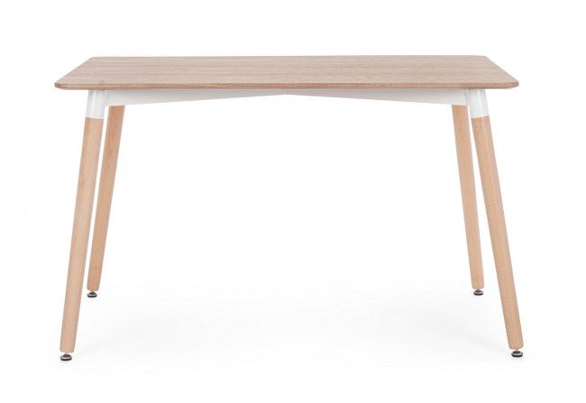 Table en bois style naturel 120x80