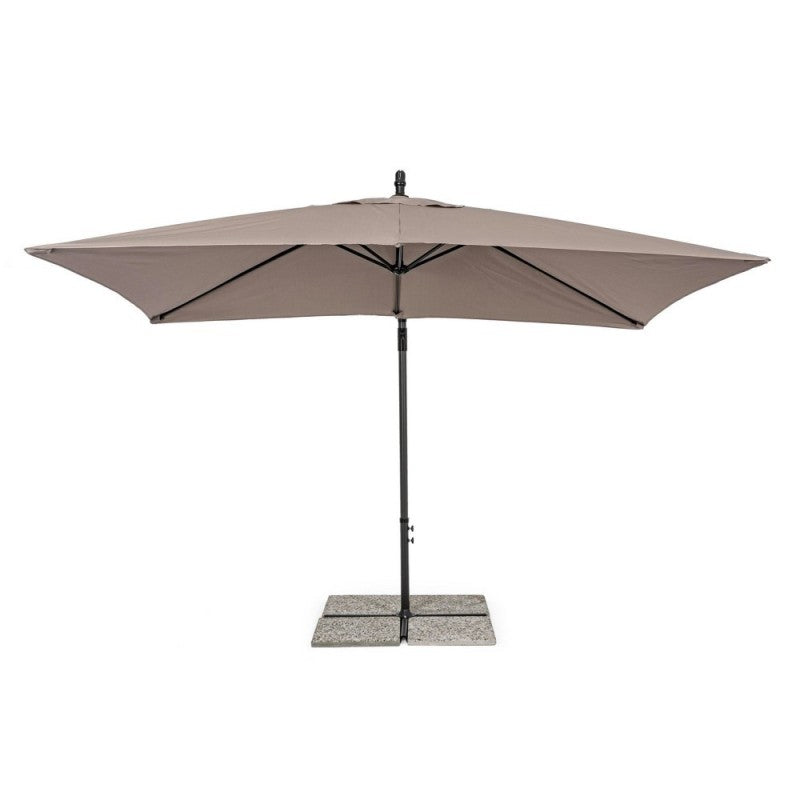 Parapluie à bras Texas 2x3 cm anthracite-gris tourterelle