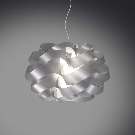 Lustre suspension CLOUD à une lumière Argenté diamètre 40x h30 cm