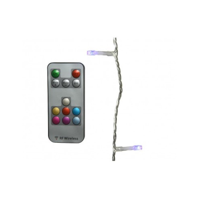 Bande LED extérieure 200 LED avec télécommande 24,9 mètres