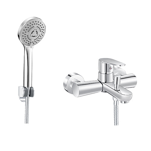 Mitigeur monocommande de bain Lizzy, nickel noir brossé