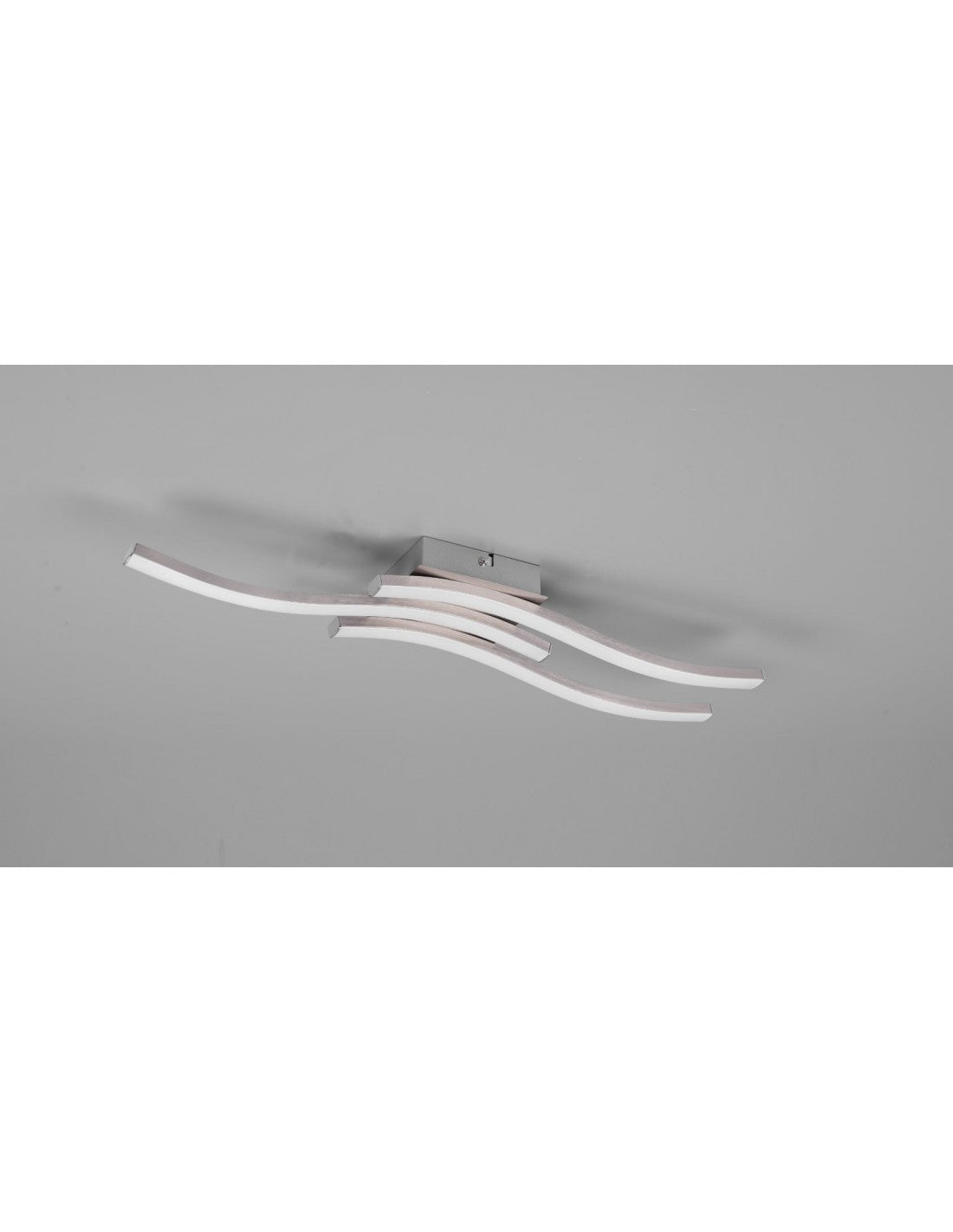 Plafonnier Moderne LED Tiges 4000k Route Nichel Trio Lighting