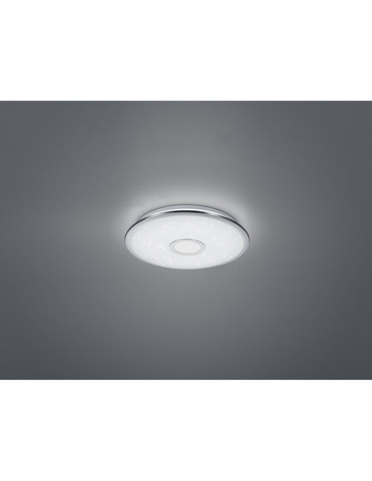 Plafonnier multifonctionnel Disco Led Osaka Ø42 cm Chrome Trio Lighting