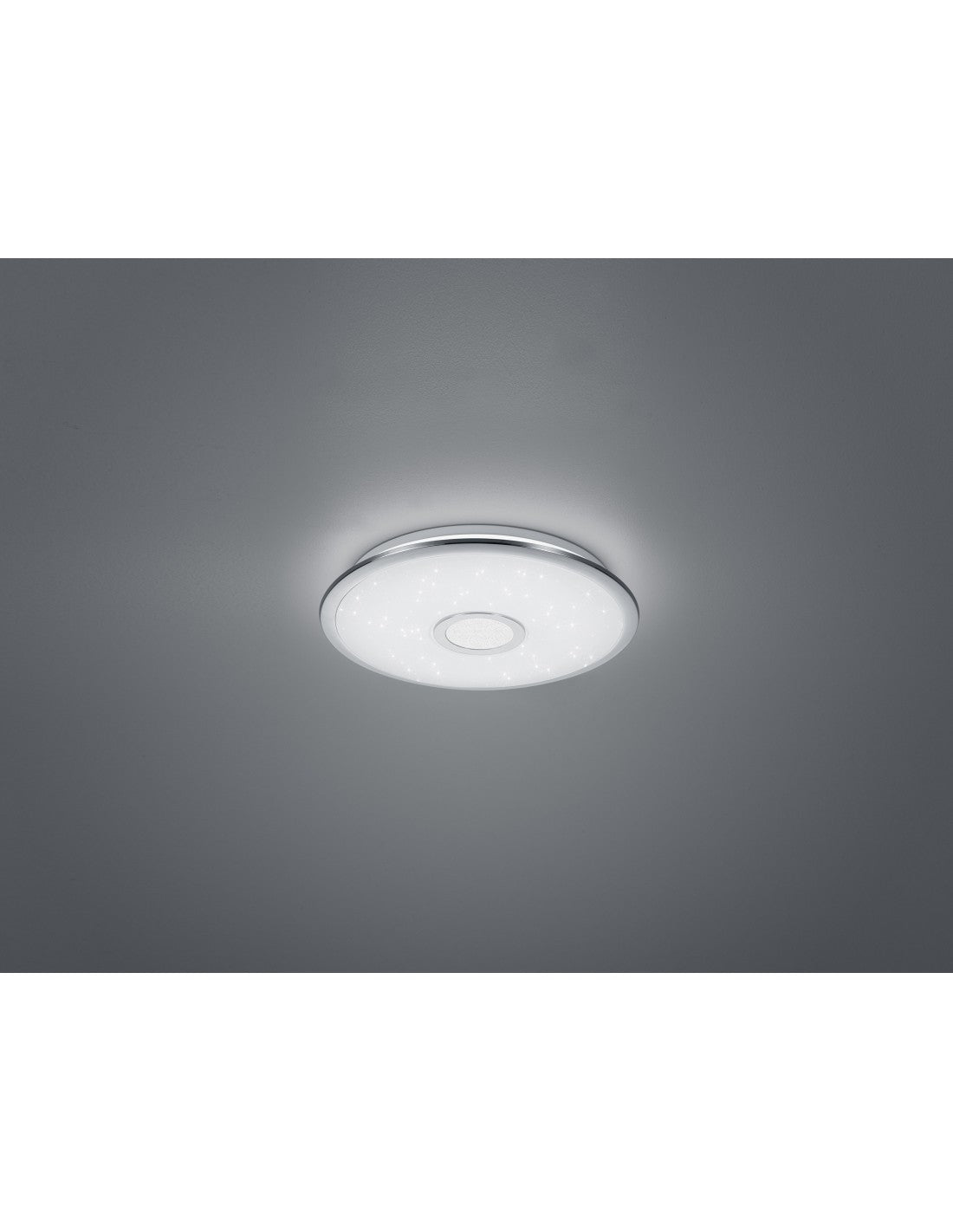 Plafonnier multifonctionnel Disco Led Osaka Ø42 cm Chrome Trio Lighting