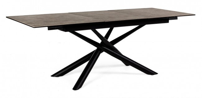 Table extensible Seyfert avec plateau en céramique 160-220x90 cm