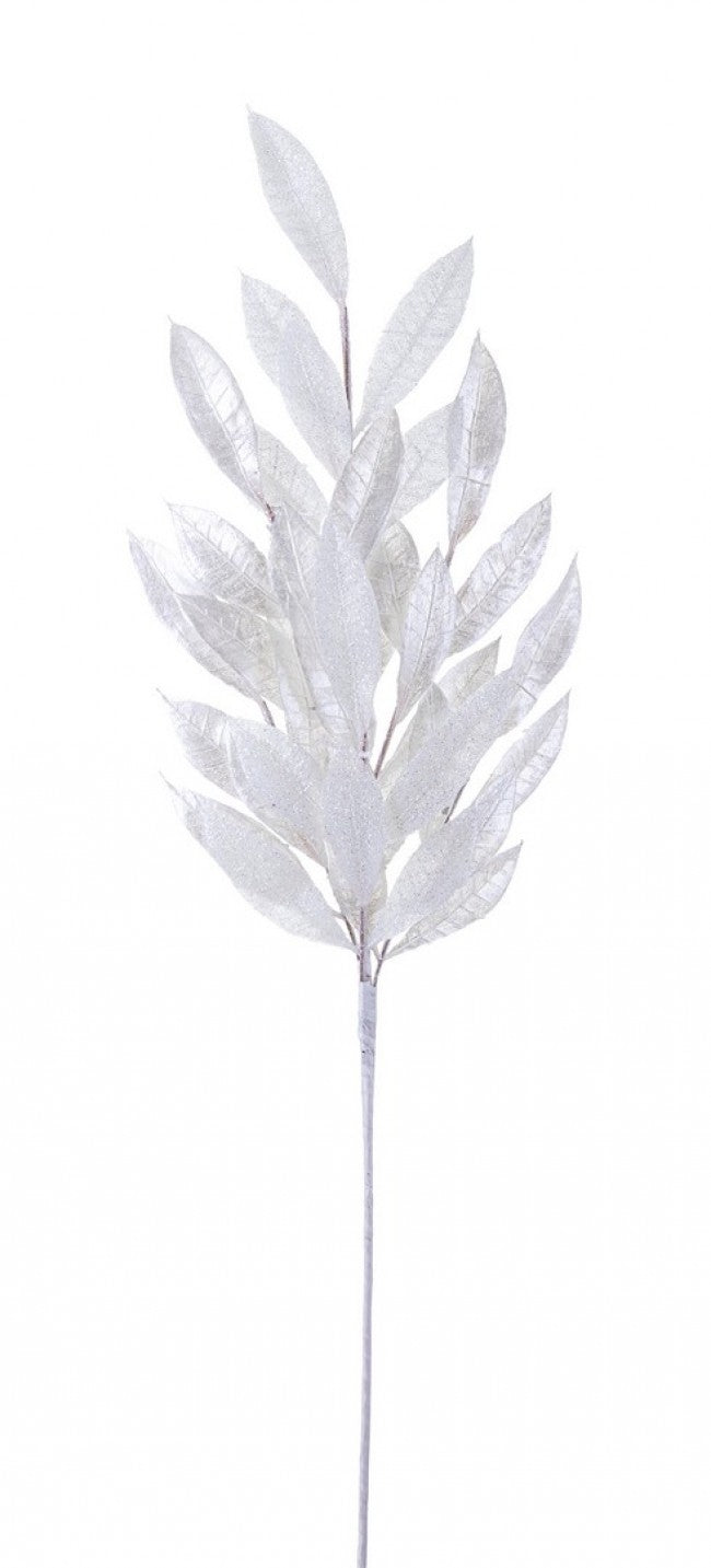 12x Branche Nathan Blanc Nacré H70cm