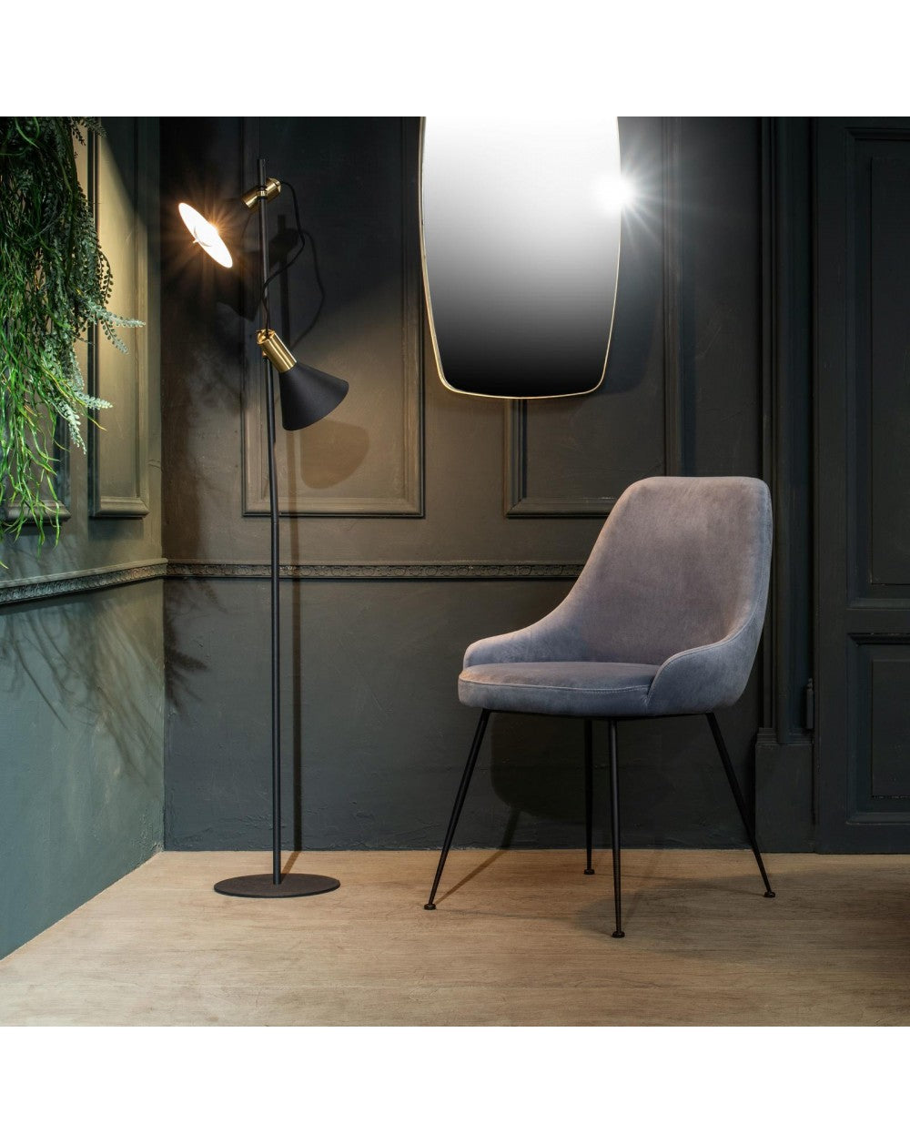 Chaise en microfibre - Nandy