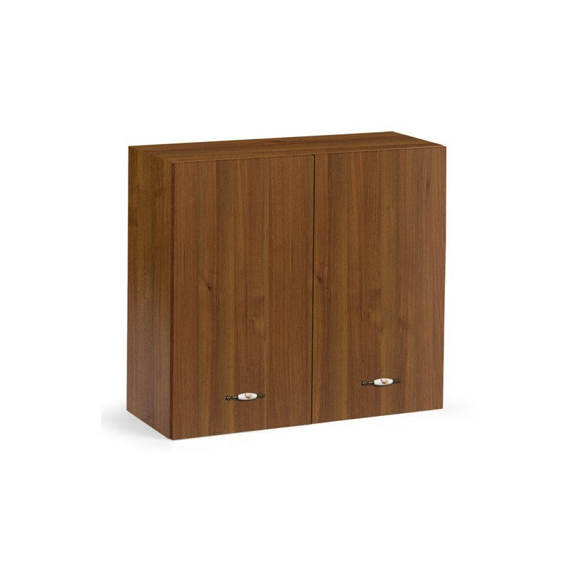 Egouttoir Mural Modulable pour Cuisine Noyer 80 Cm 80x32xH 72