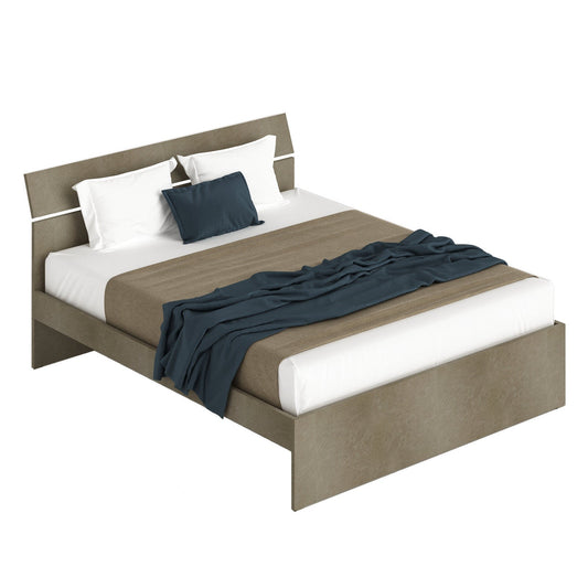Lit double pour chambre couleur Clay 200x171xh98 cm