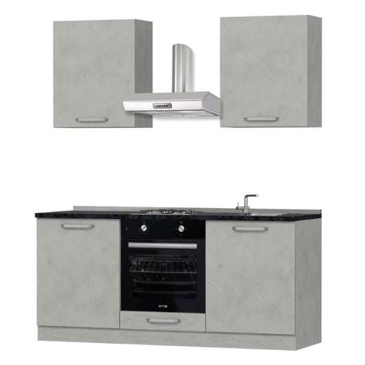 Cuisine en béton Krant 180cm avec électroménager