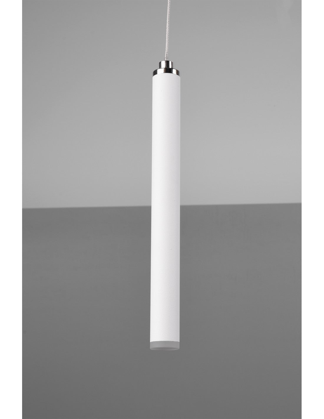 Suspension Tubulaire Moderne 11 Tubes LED Blancs L115 cm Trio Lighting