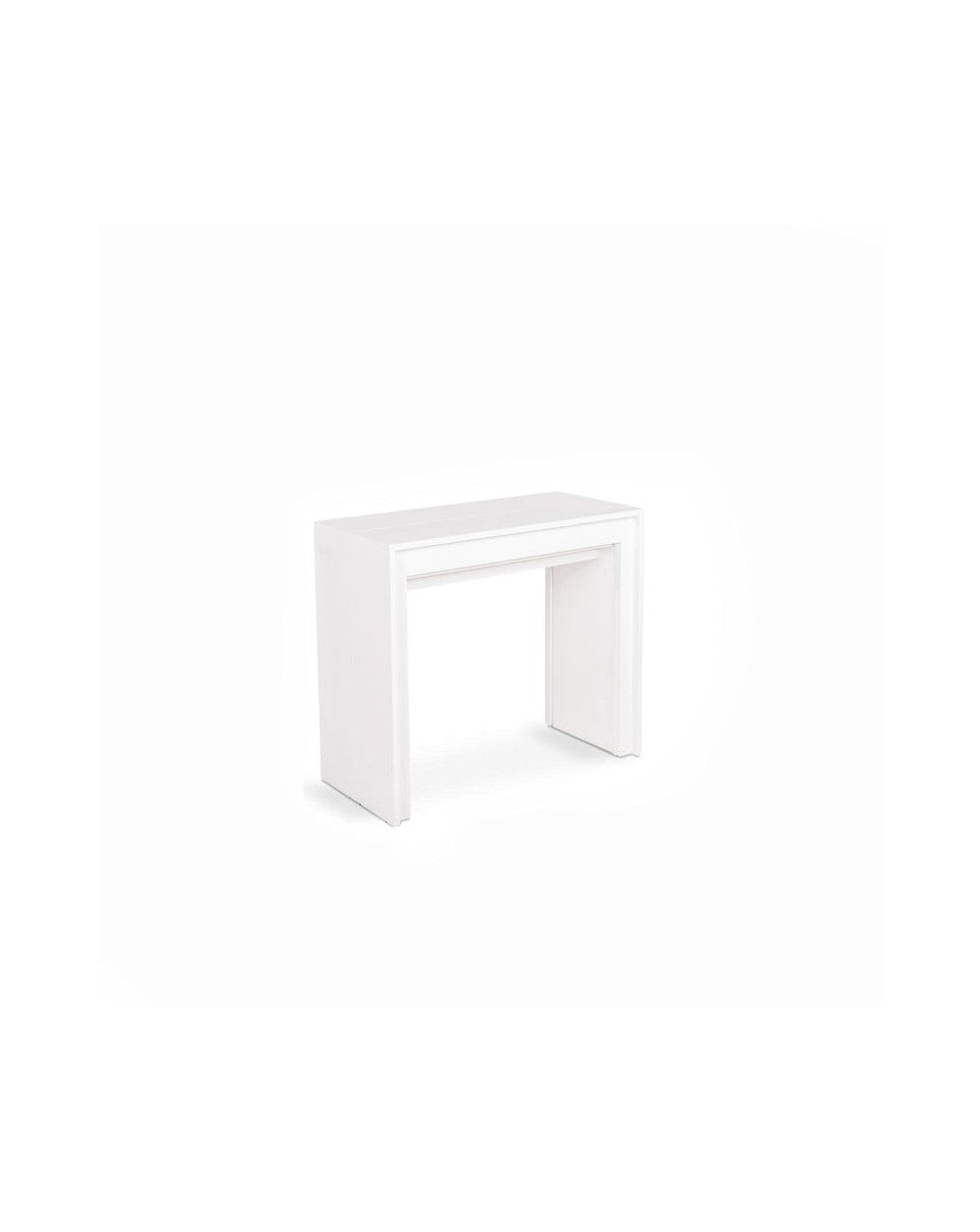 Console extensible Pinocchio STS en mdf blanc