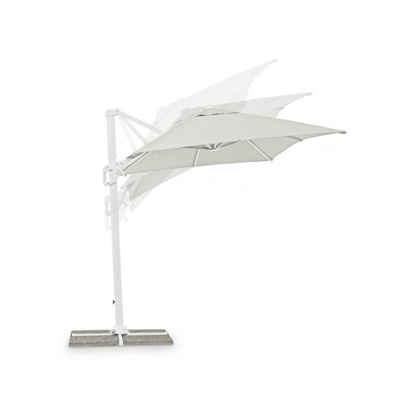 Bras de parasol Eden blanc naturel 2x3 m