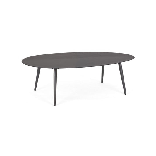 RIDLEY Table basse d'extérieur aluminium anthracite 120x75x h36 cm
