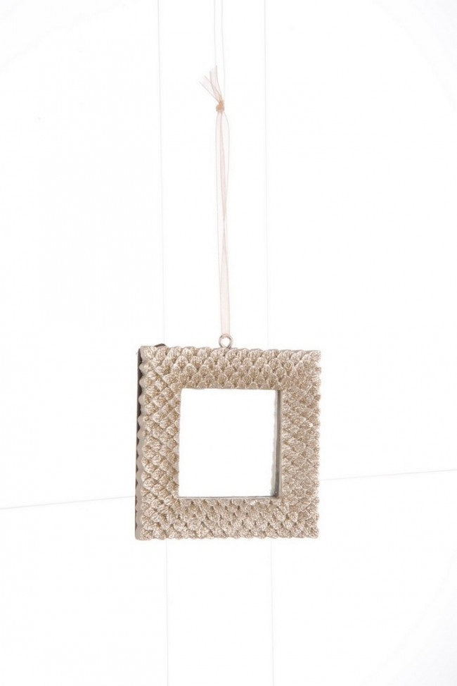12x Pendentif miroir Qu Champagne