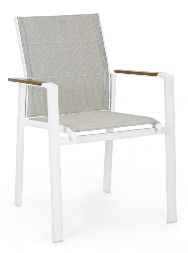 6x Chaise C-Br Kubik Blanche Sj60