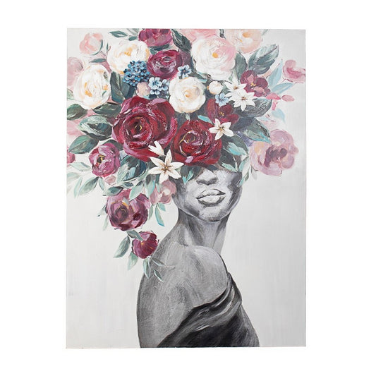 Peinture à l'huile sur toile Village 90x120 cm