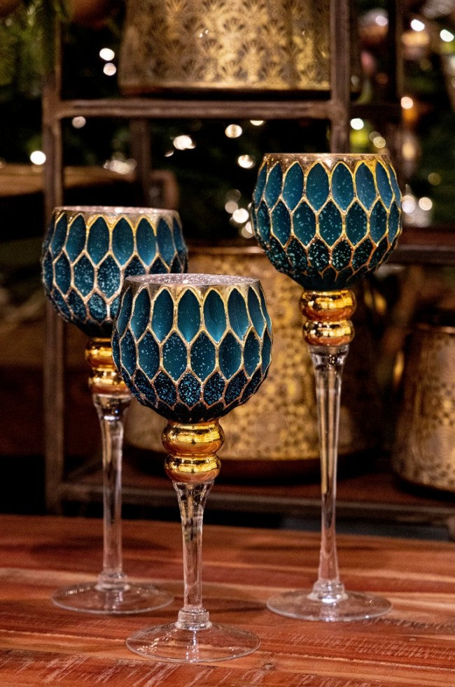 2x Set3 P.Bougie 1P Rachel Gobelet Vert