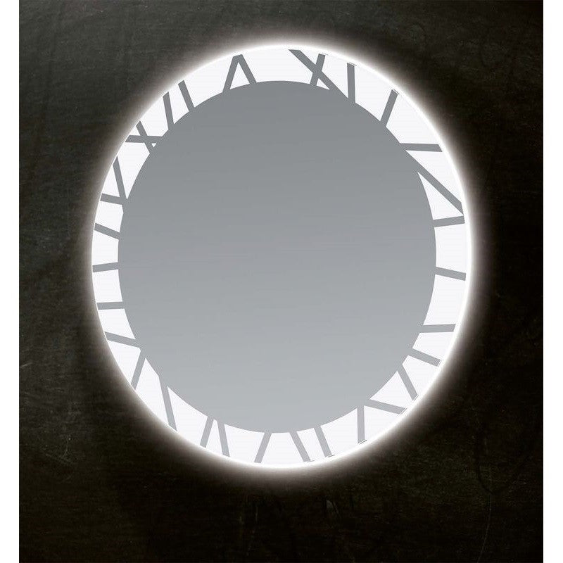 Miroir rétroéclairé LED ligne PUMA diam. 80 cm