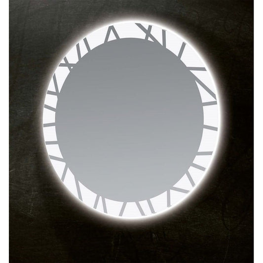 Miroir rétroéclairé LED ligne PUMA diam. 80 cm