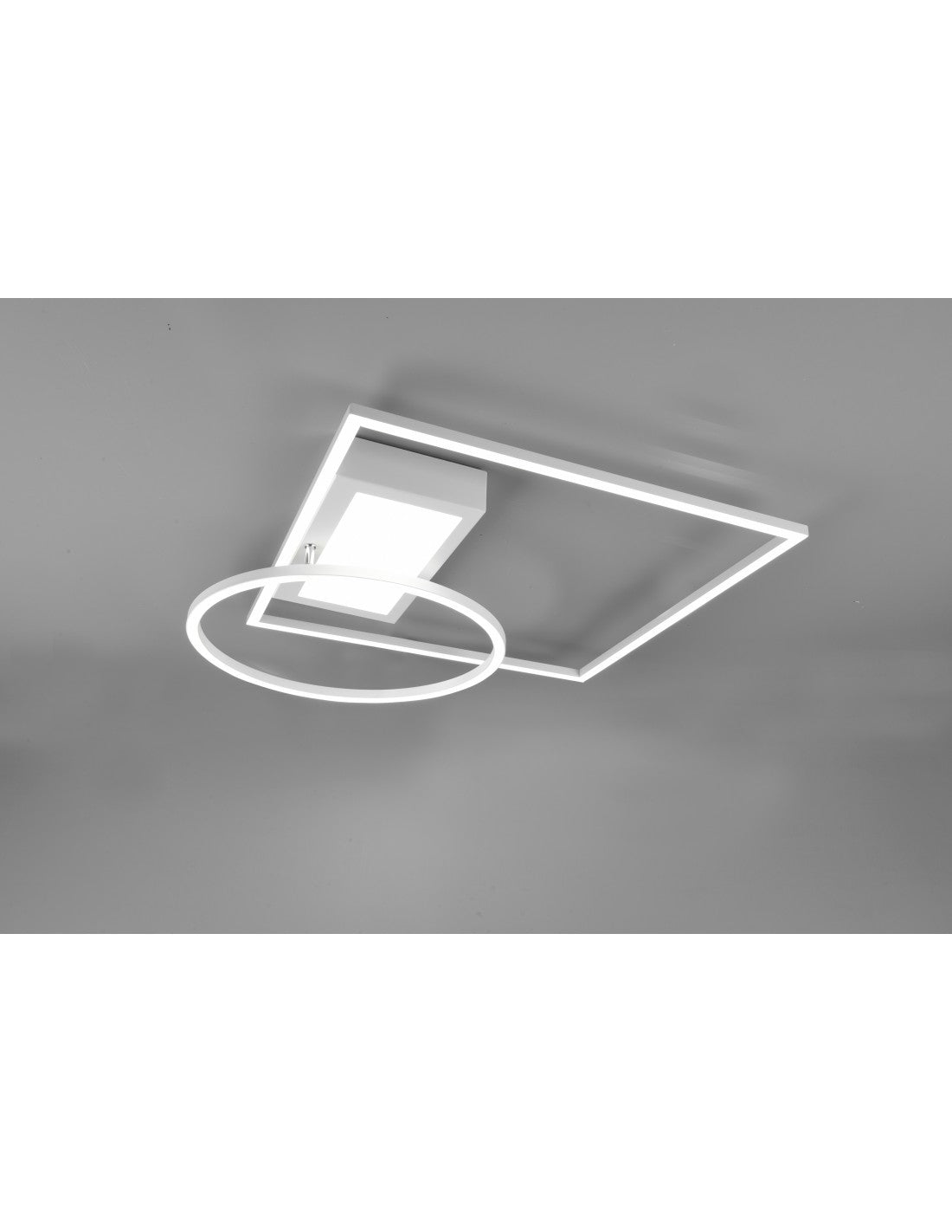 Plafonnier LED Downey 34w Blanc L64 cm Dimmable Trio Lighting
