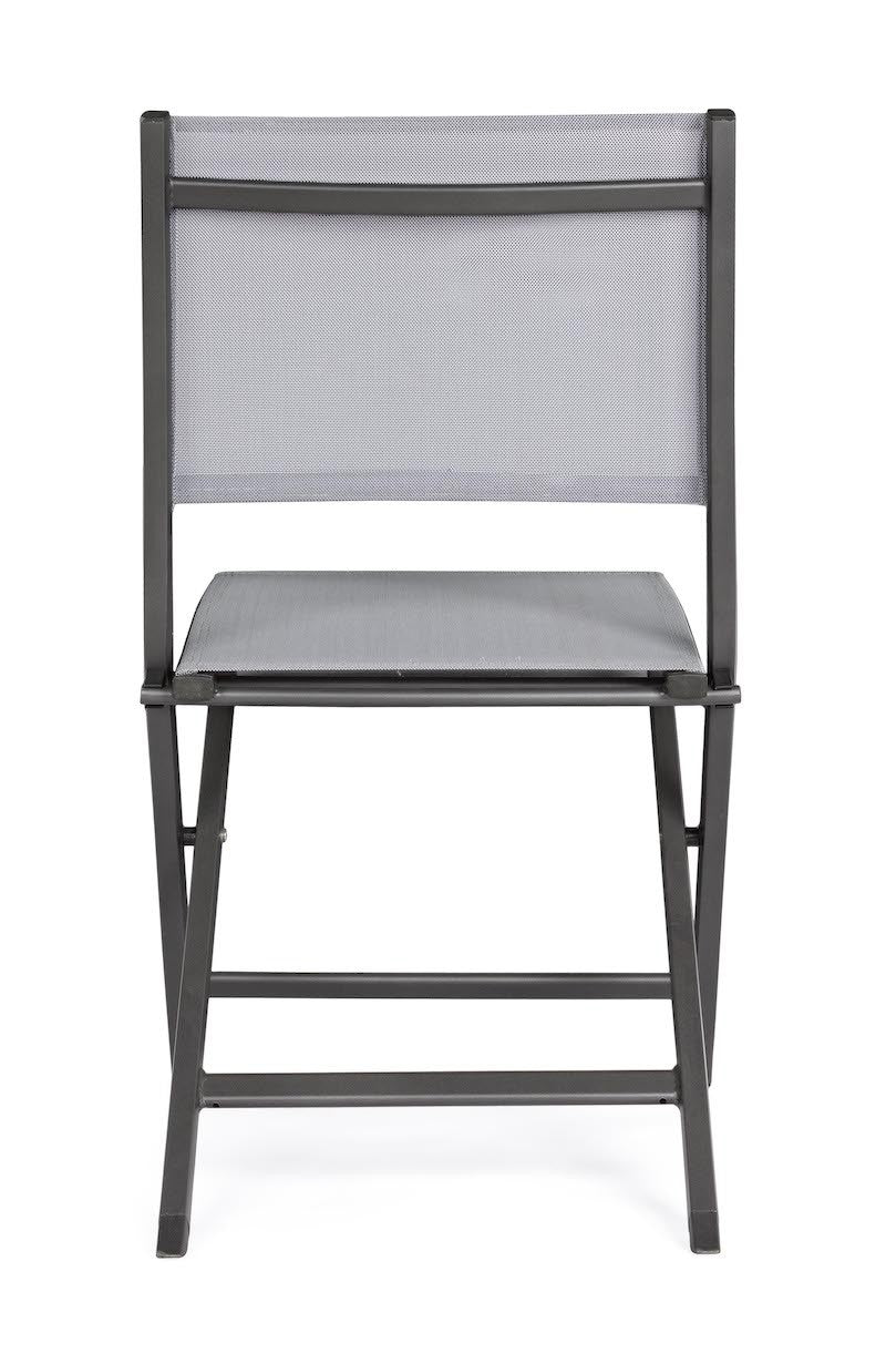Chaise pliante Elin Anthracite-Gris