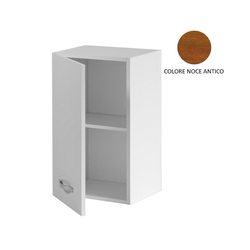 Elément mural de cuisine modulable antique en noyer 40x32xH 72 cm 1 porte