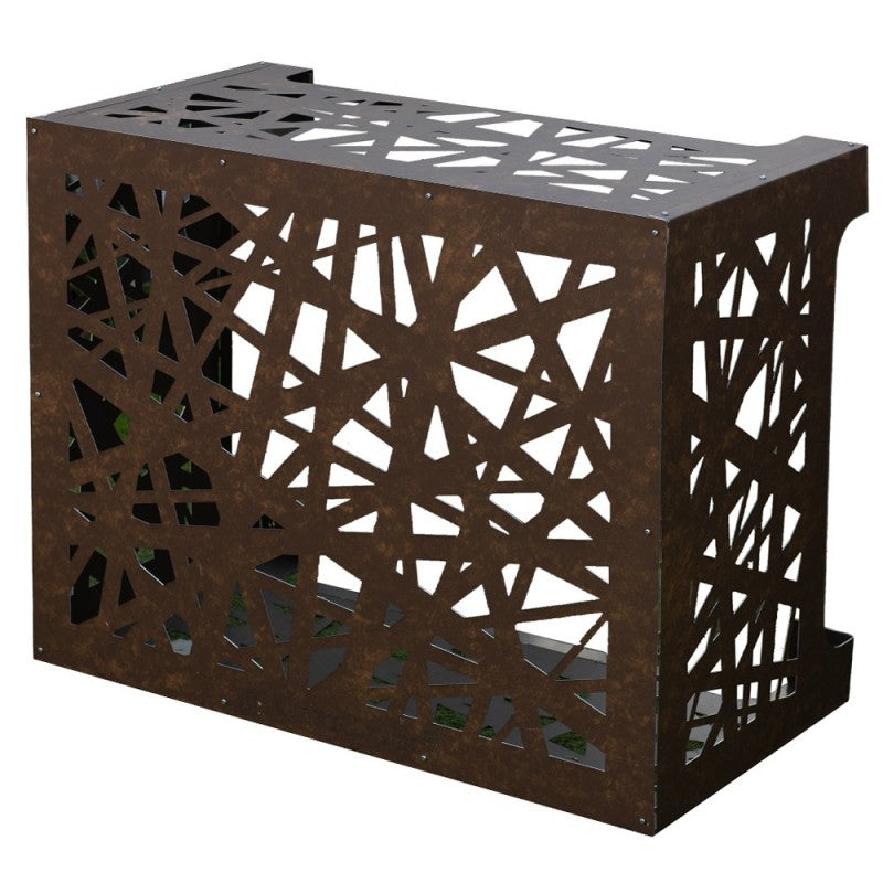ARTIST Cache climatiseur en aluminium marron 86x44x h68 cm