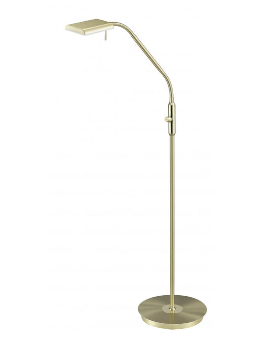 Lampadaire Studio Flexible Led Bergamo Laiton Trio Lighting