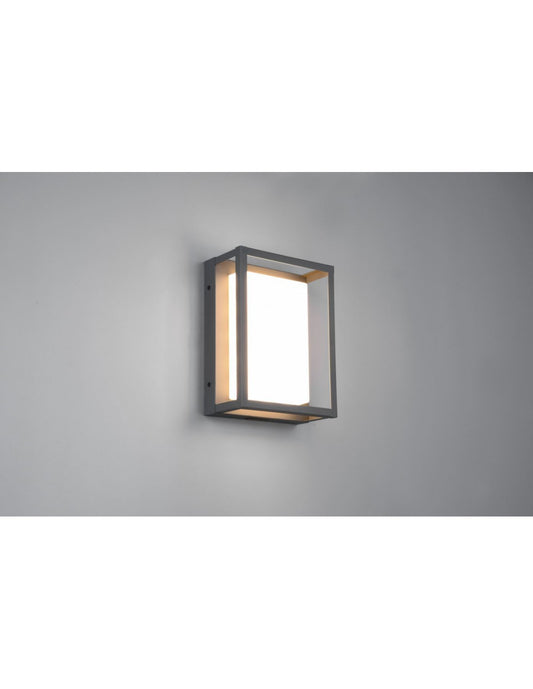 Applique Externe Led Dip Switch Witham Anthracite IP54 Trio Lighting