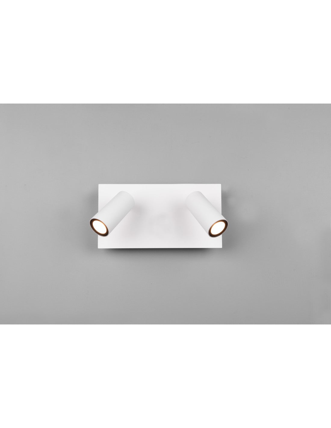 Applique Blanche IP54 Tunga Double Spot LED Trio Orientable Eclairage