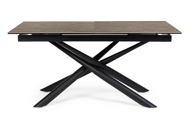 Table extensible Seyfert avec plateau en céramique 160-220x90 cm