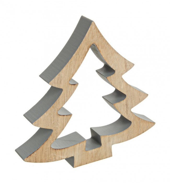 6x Forme de Pin Gris L