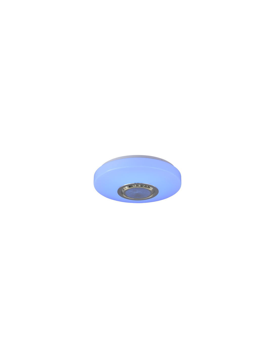 Plafonnier Rond Moderne LED RGB Bluetooth Maia Ø33 cm Blanc Trio Lighting