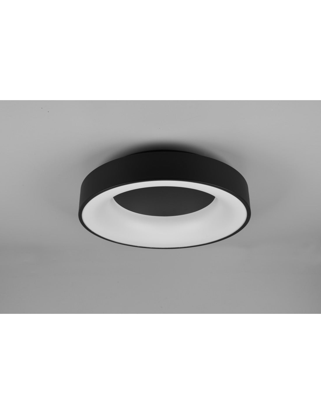Plafonnier LED Girona 27w Dimmable Noir Ø45 cm Trio Lighting