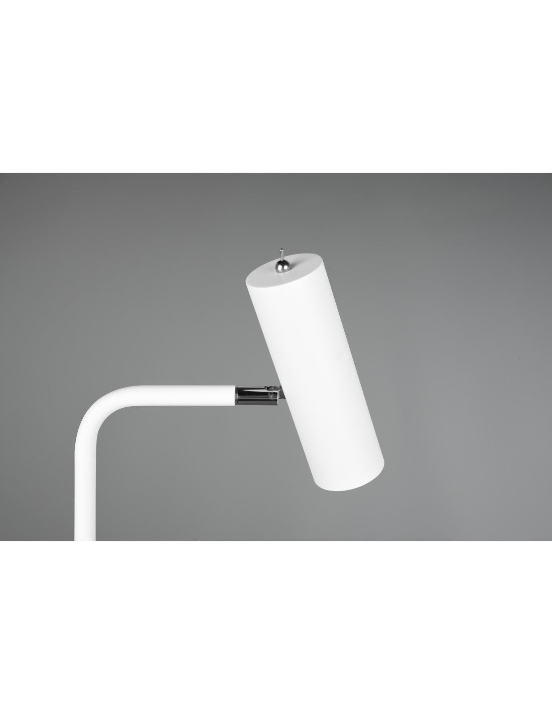 Lampadaire Marley Blanc Et Spot Cylindrique H151 Trio Lighting