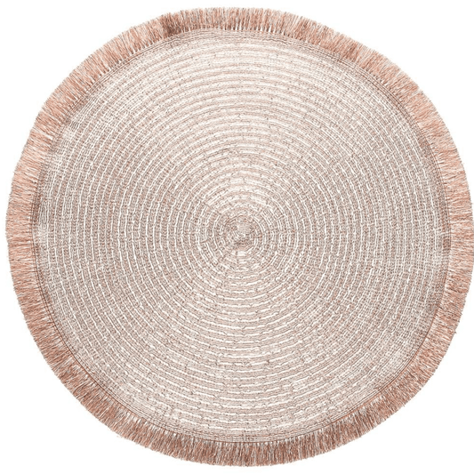 Set de table en polypropylène rose 38 cm