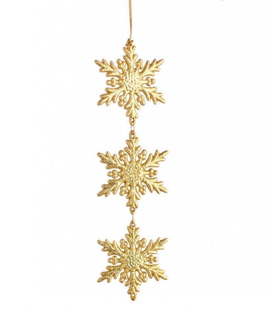 12x pendentif triple or Vogue