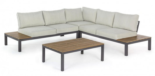Salon de jardin Elias anthracite