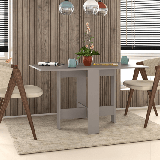 Table pliante peu encombrante Artemio moka clair
