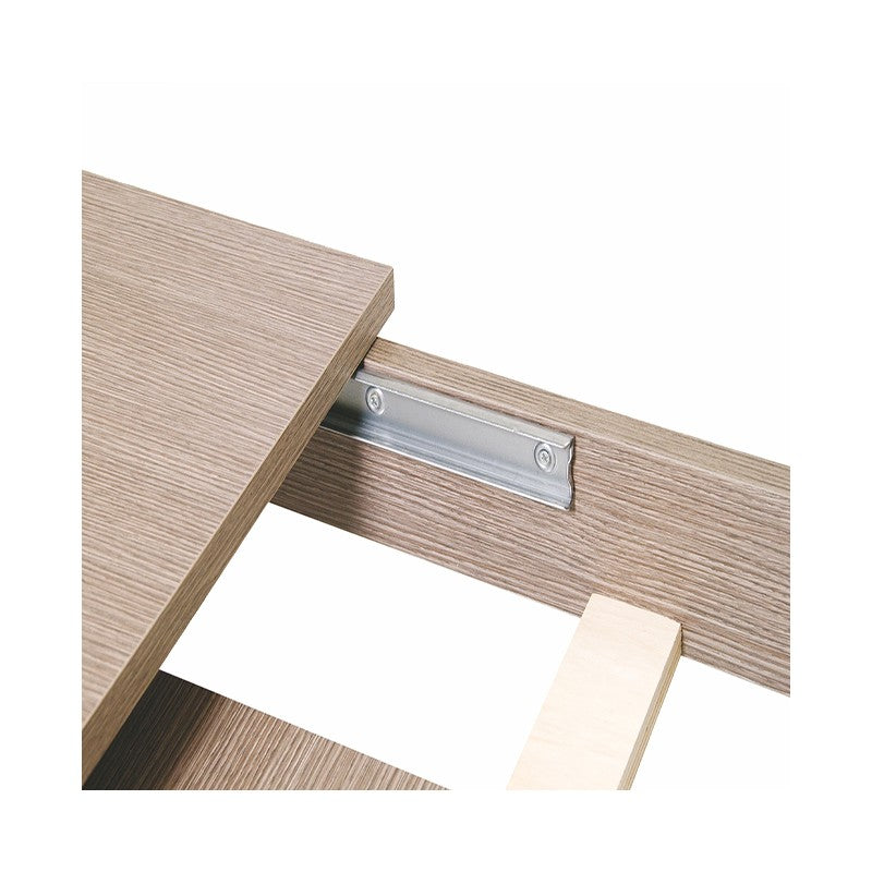 Table à manger extensible entièrement en bois mélaminé 90x160-200 cm Olmo