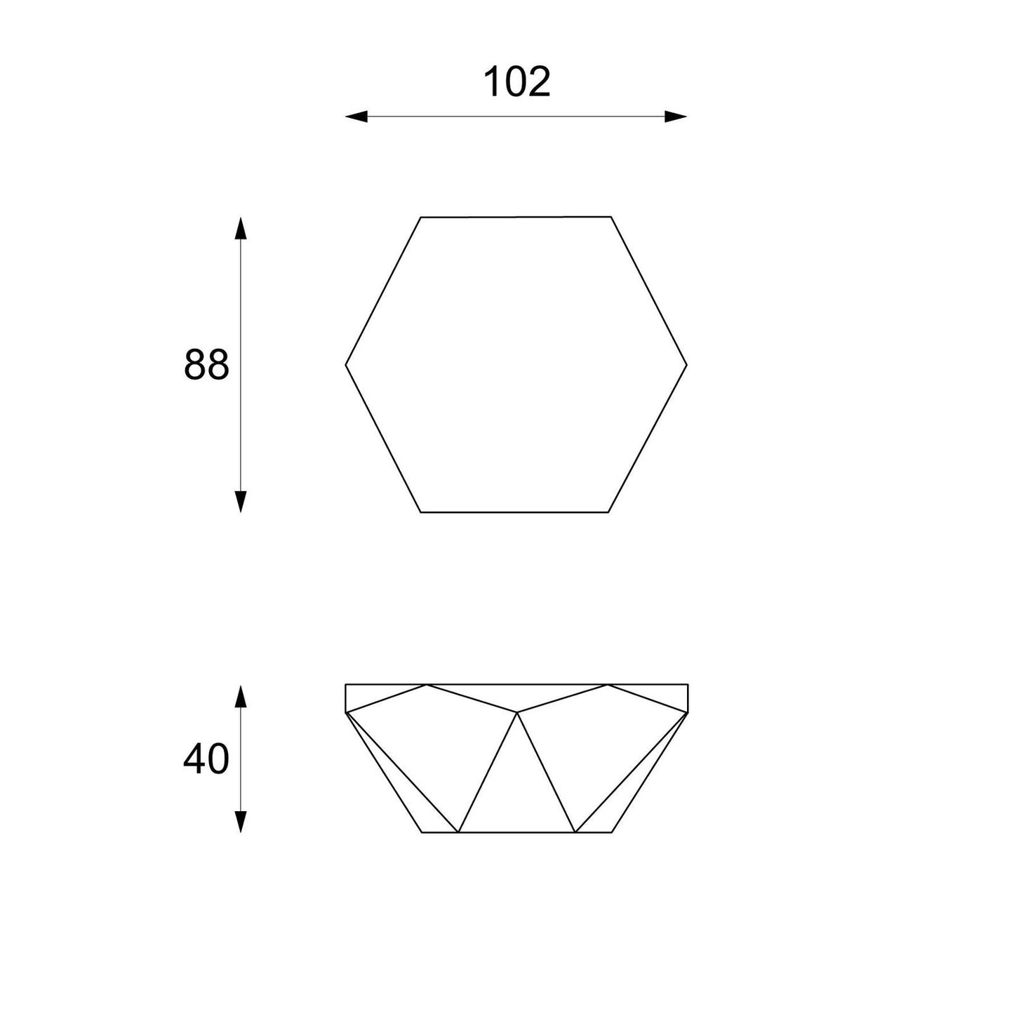 Table basse en pierre fossile avec plateau violet 102x102x40h cm