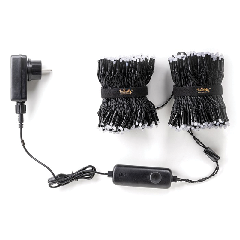 Chaîne Twinkly RGB + LED blanches 48 mètres 600 LED