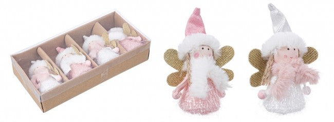 3x Pack 4 Pendentif Ange Kathy White
