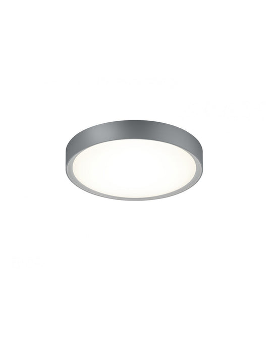 Plafonnier rond Clarimo LED dimmable aluminium IP44 Ø33 cm Trio Lighting