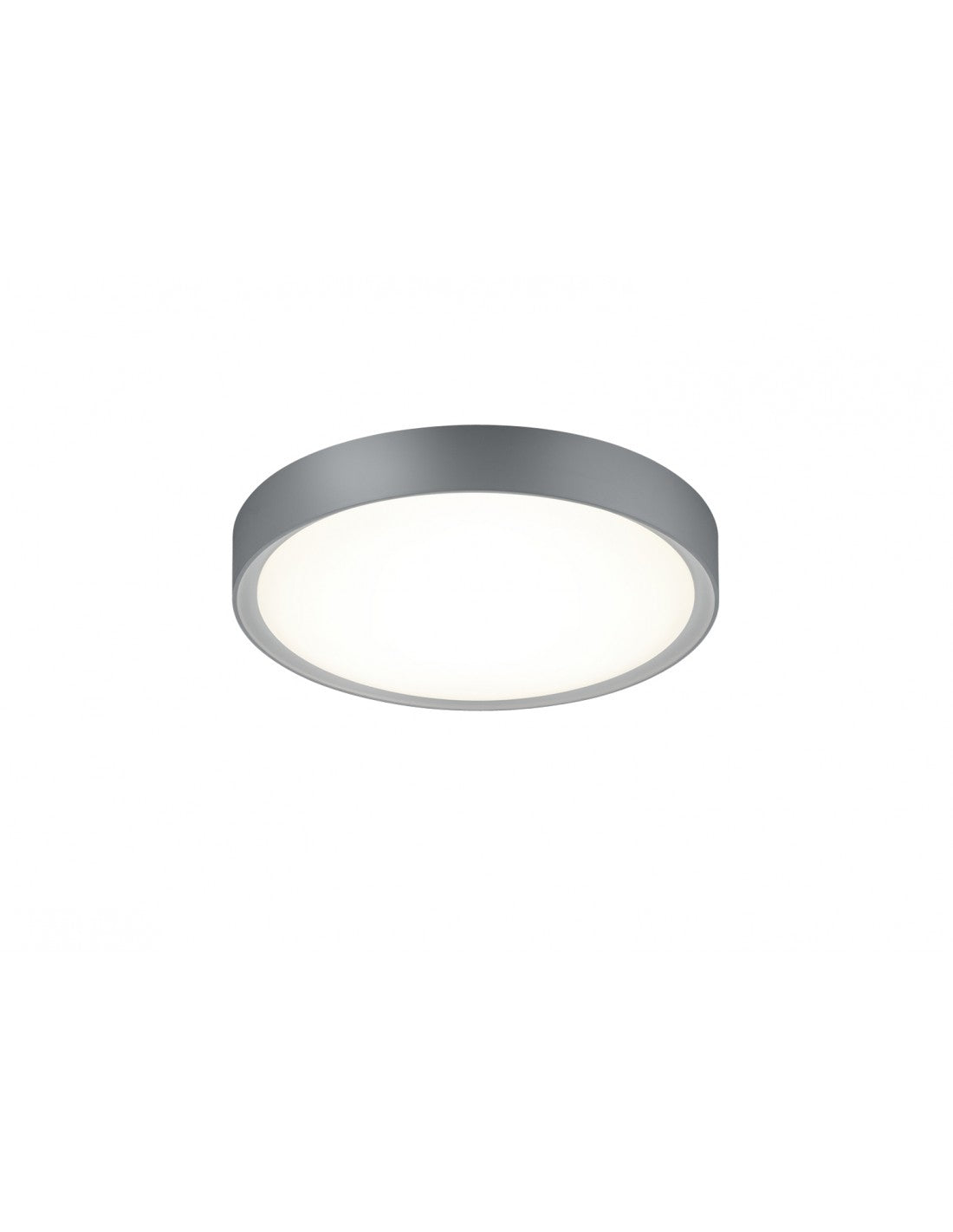 Plafonnier rond Clarimo LED dimmable aluminium IP44 Ø33 cm Trio Lighting