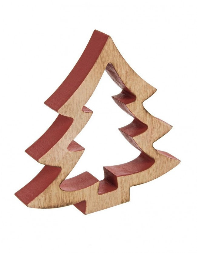 6x Forme de Pin Rouge L